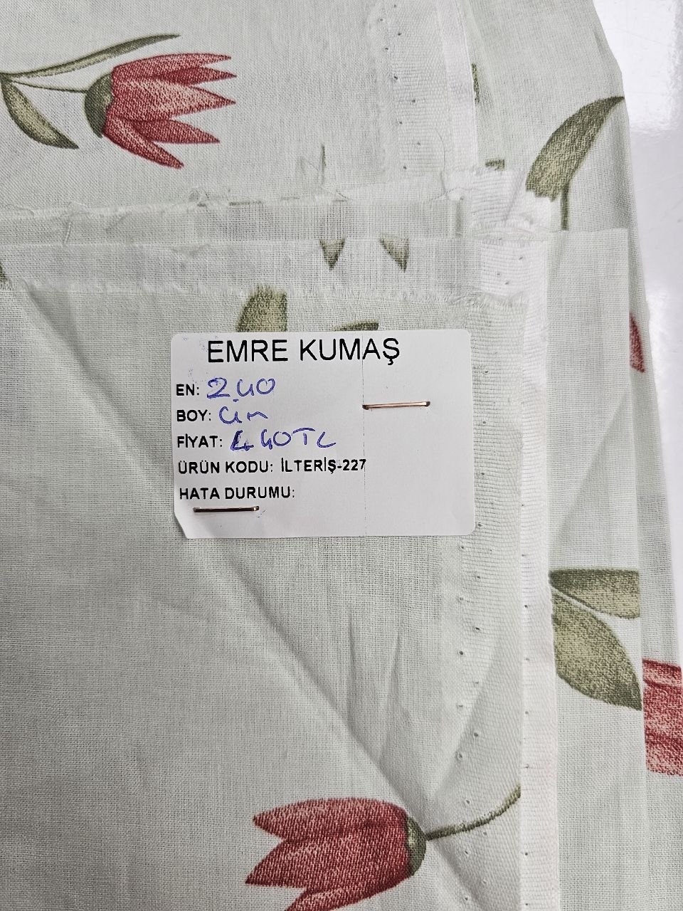 Desenli Nevresimlik Poplin Kumaş