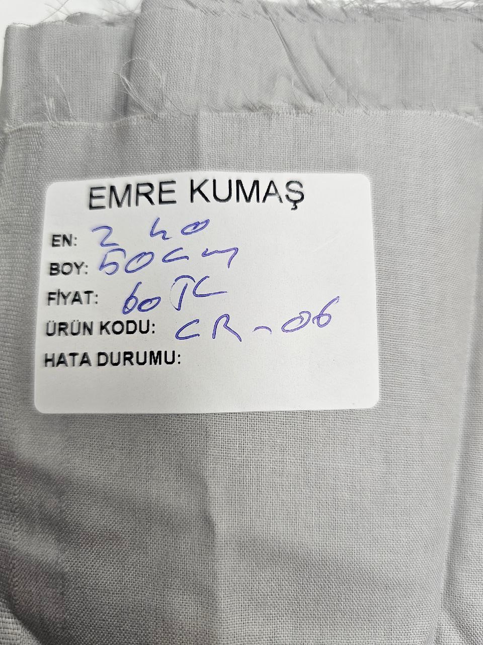 Gri Renk Nevresimlk Poplin Kumaş