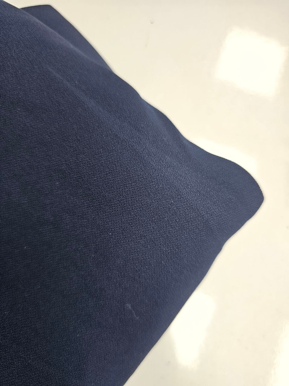 Lacivert Giyimlik Renk Krep Kumaş