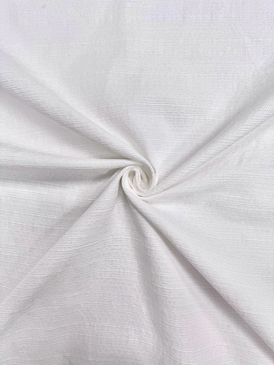 White Linen Upholstery Fabric