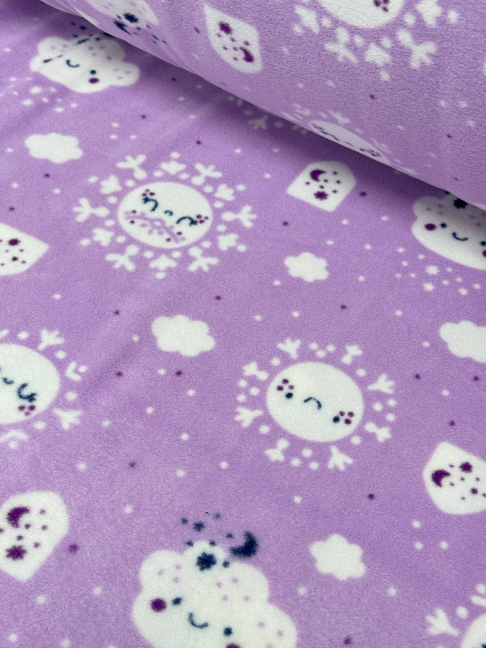 Patterned Polar Fleece Fabric