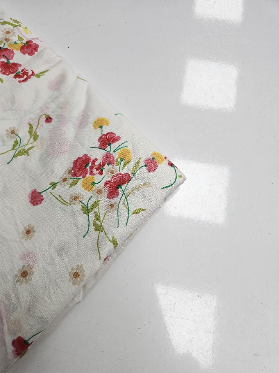 Desenli Nevresimlik Poplin Kumaş