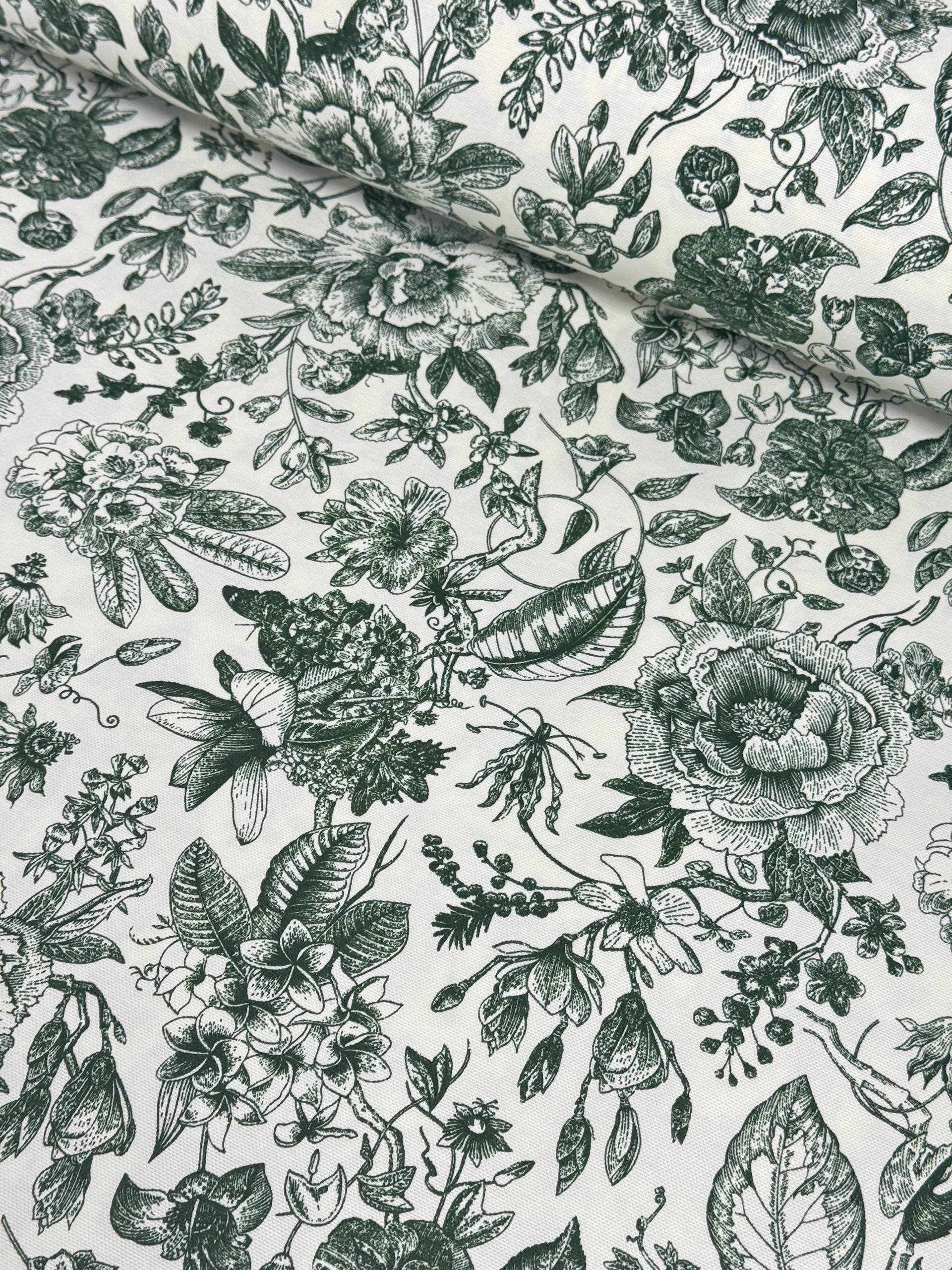 Black Checkered Duck Fabric - Duck Cloth