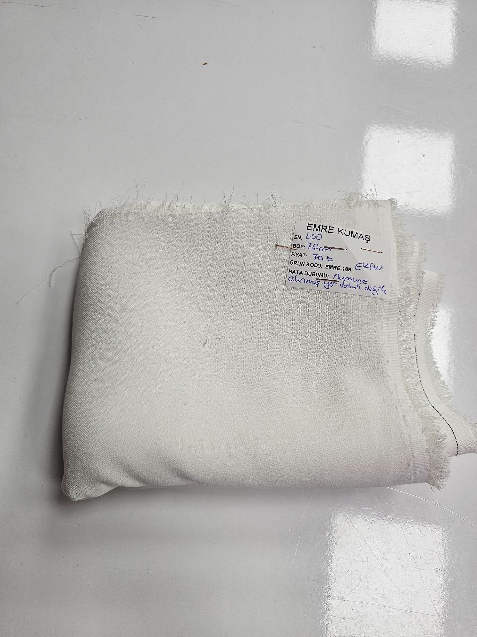 Ecru Color Crepe Fabric for Clothing