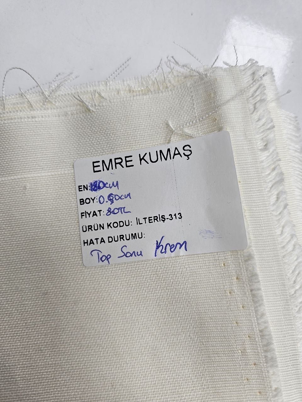 Düz Renk Duck Kumaş