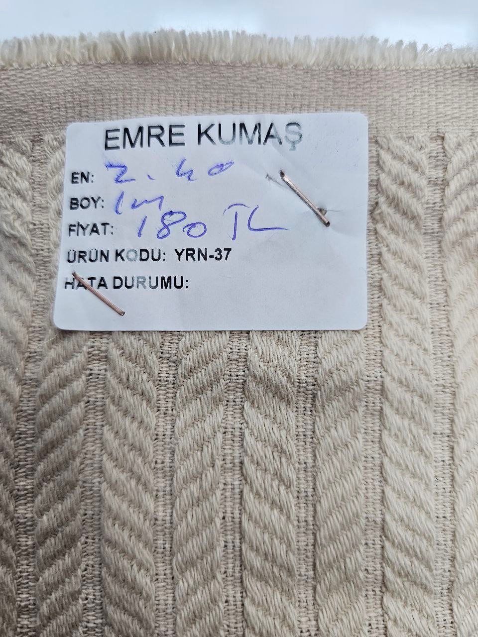 Kapuçino Renk Örgü Pike Kumaşı