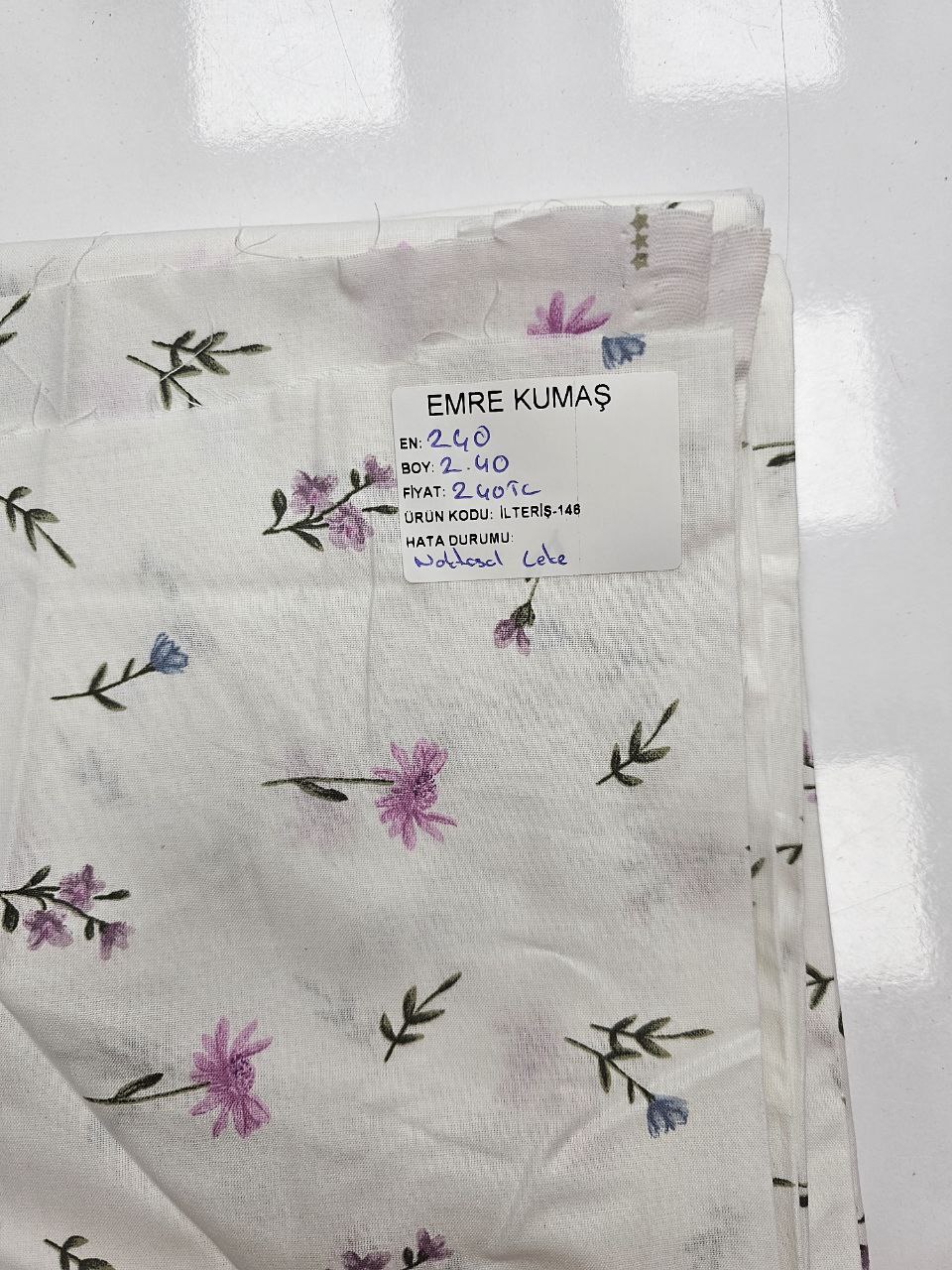 Desenli Nevresimlik Poplin Kumaş