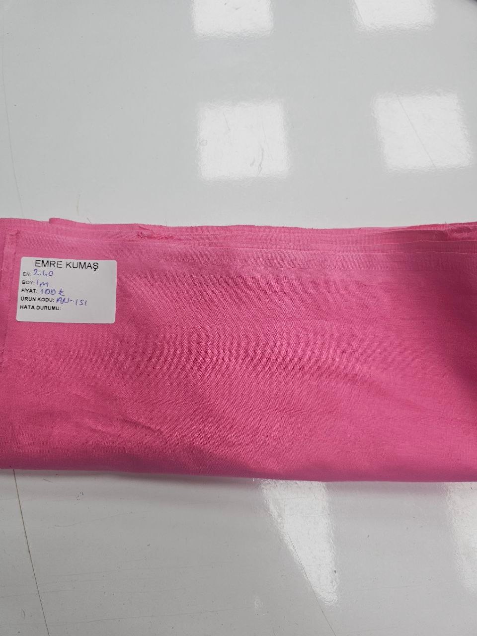 Şeker Pembe Nevresimlik Poplin Kumaş