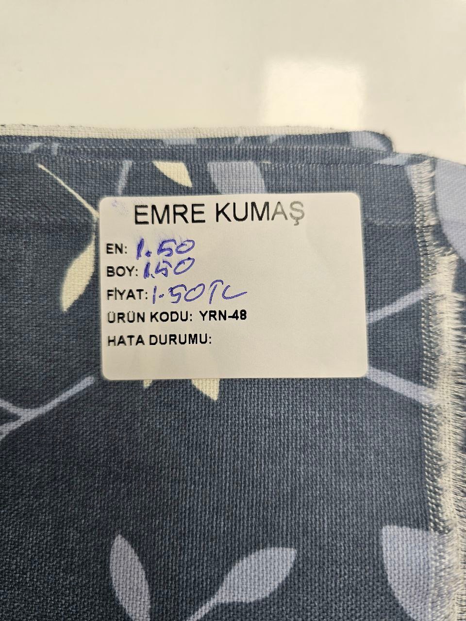 Sarmaşık Desenli Duck Kumaş
