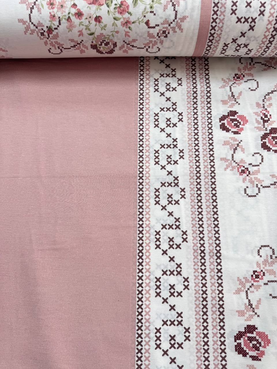 Pierre Cardin Desenli Nevresimlik Poplin Kumaş