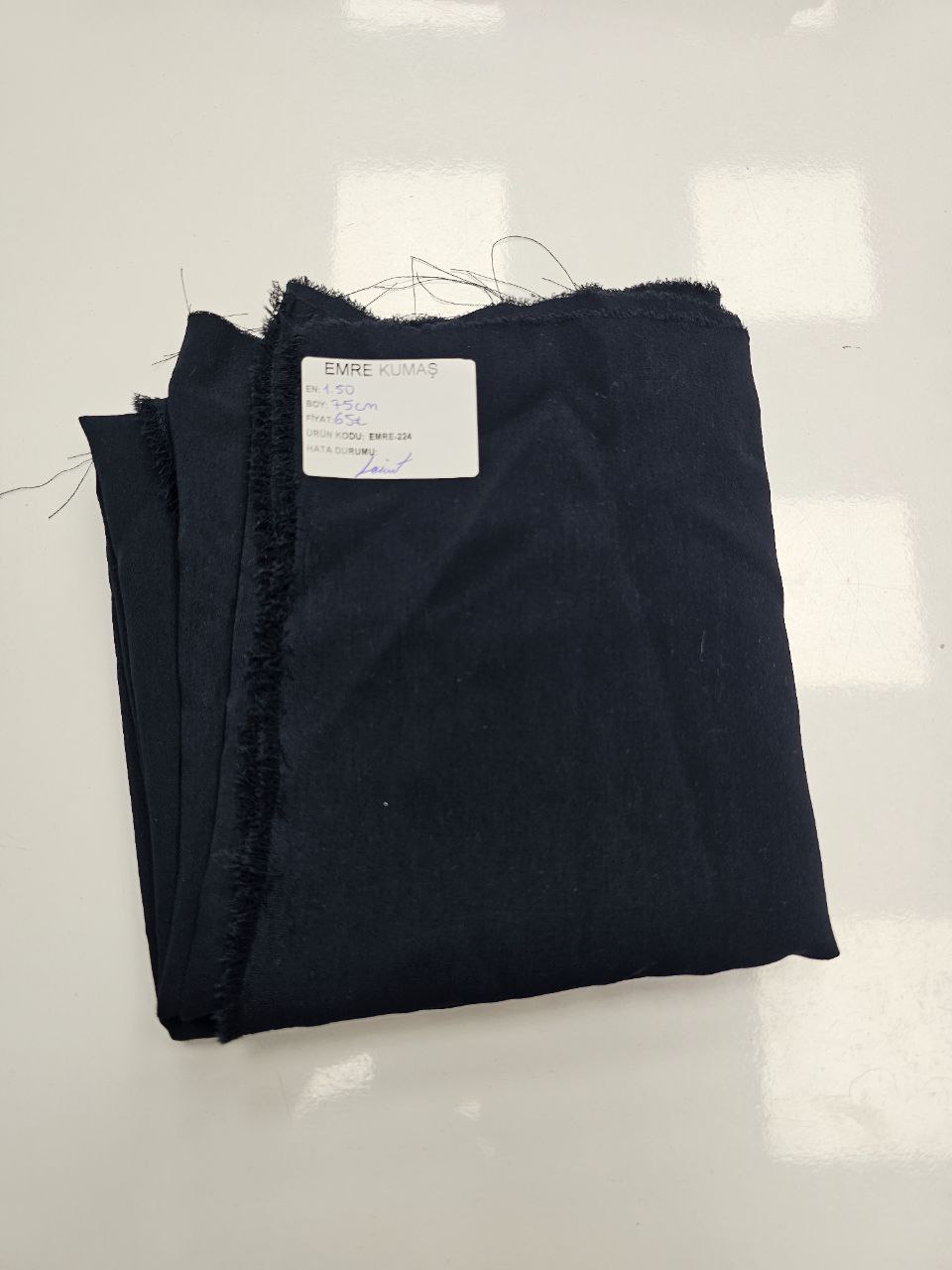 Navy Blue Color Crepe Fabric for Clothing