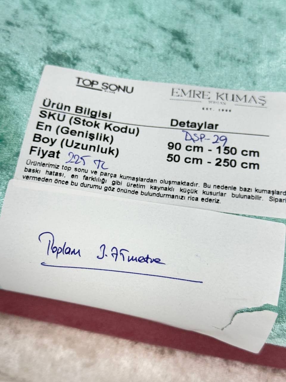 Tay Tüyü Döşemelik Kumaş - Döşemelik Paket Kumaş