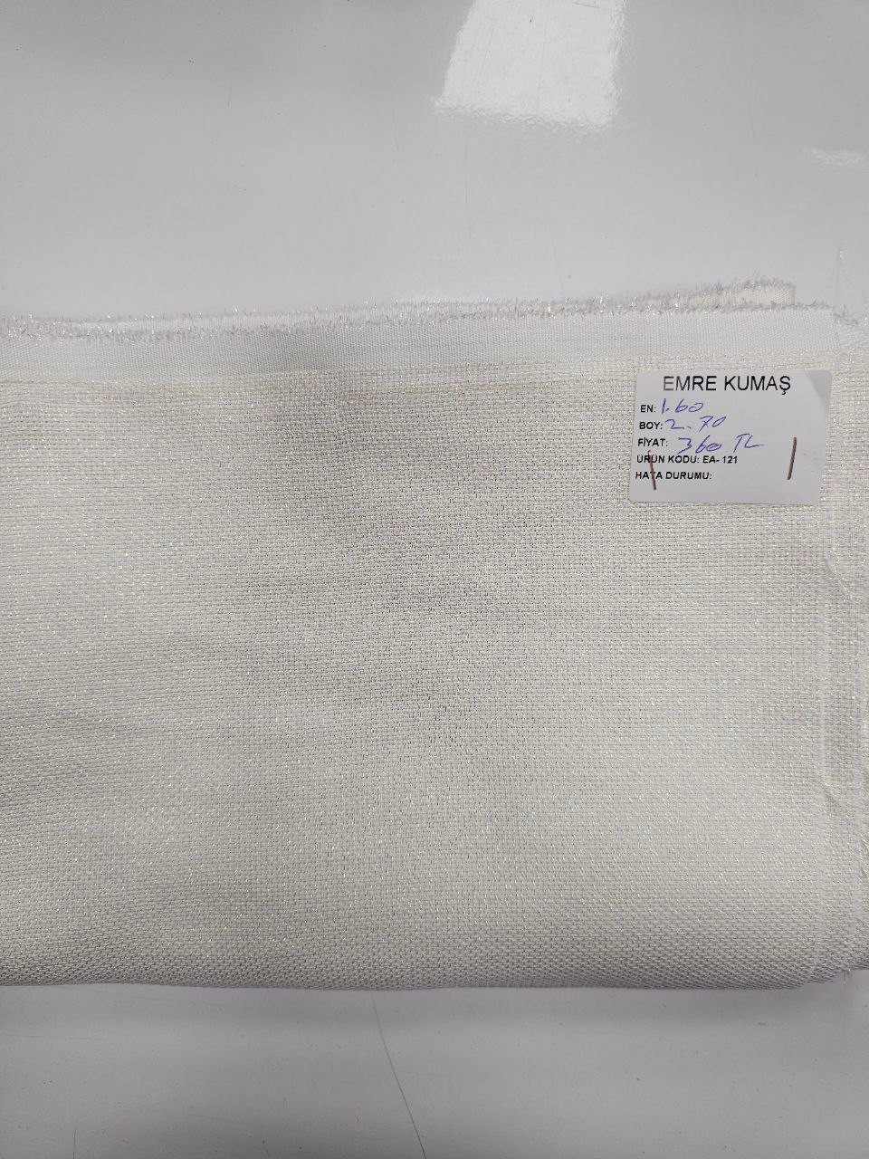 Simli Linen Kumaş
