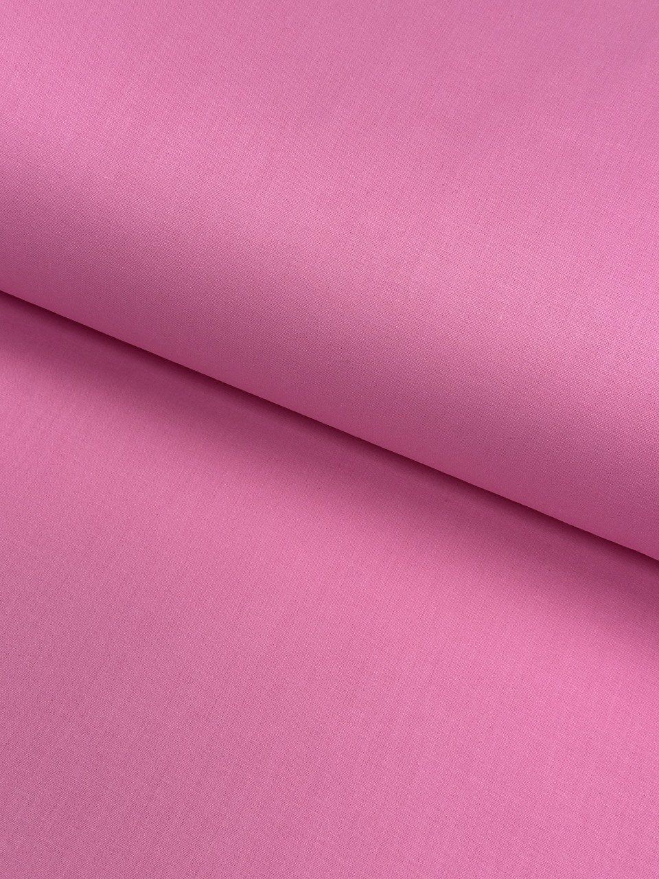 Açık Pembe Nevresimlik Organik Poplin Kumaş