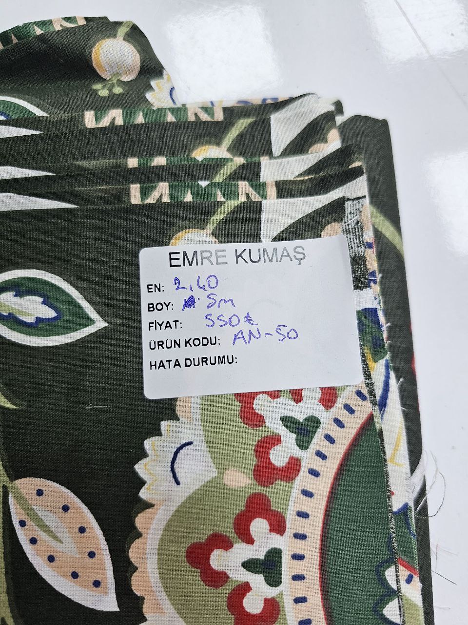 Desenli Nevresimlik Poplin Kumaş