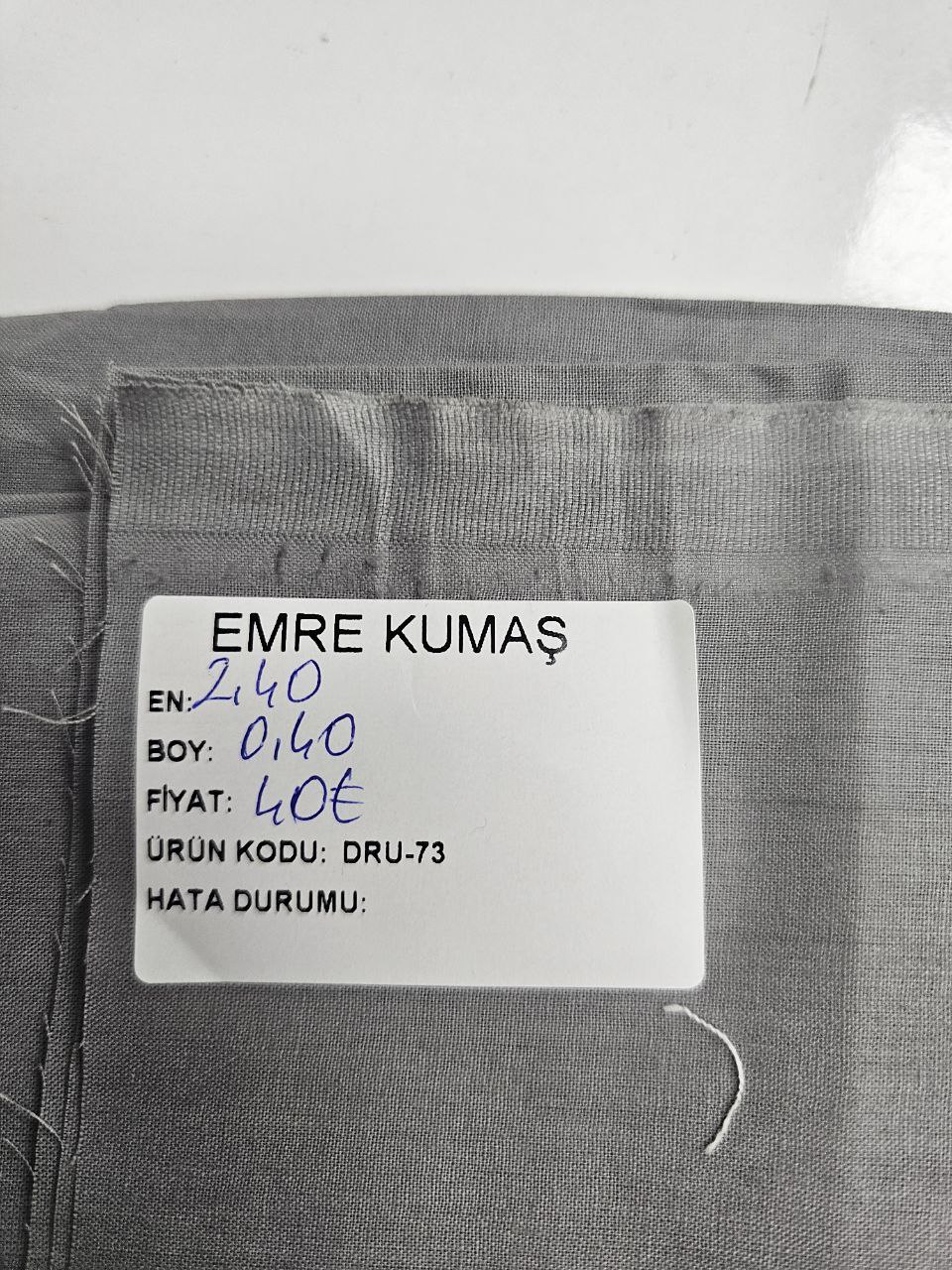 Düz Renk Nevresimlik Poplin Kumaş