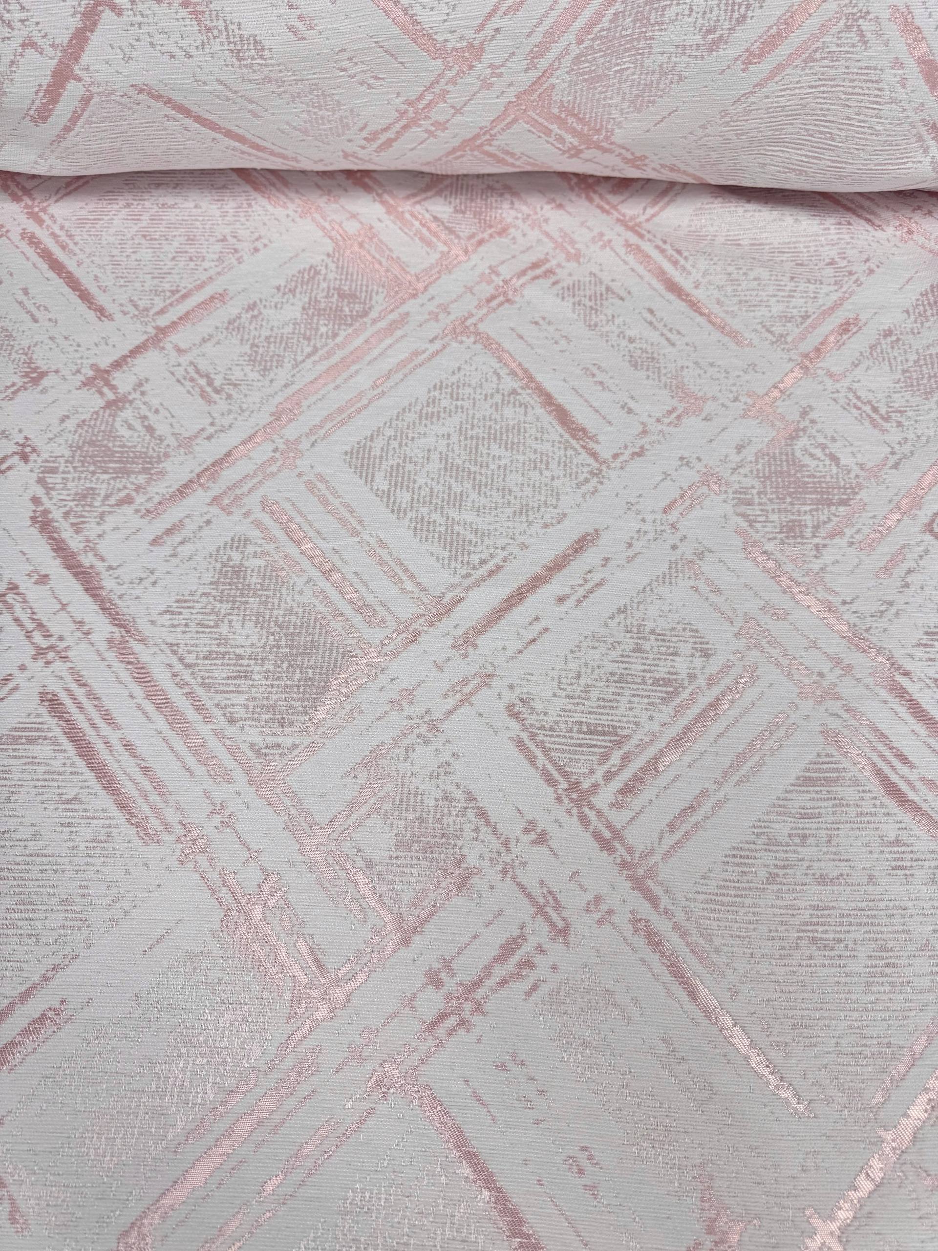 Gray Diagonal Pattern Chenille Pique