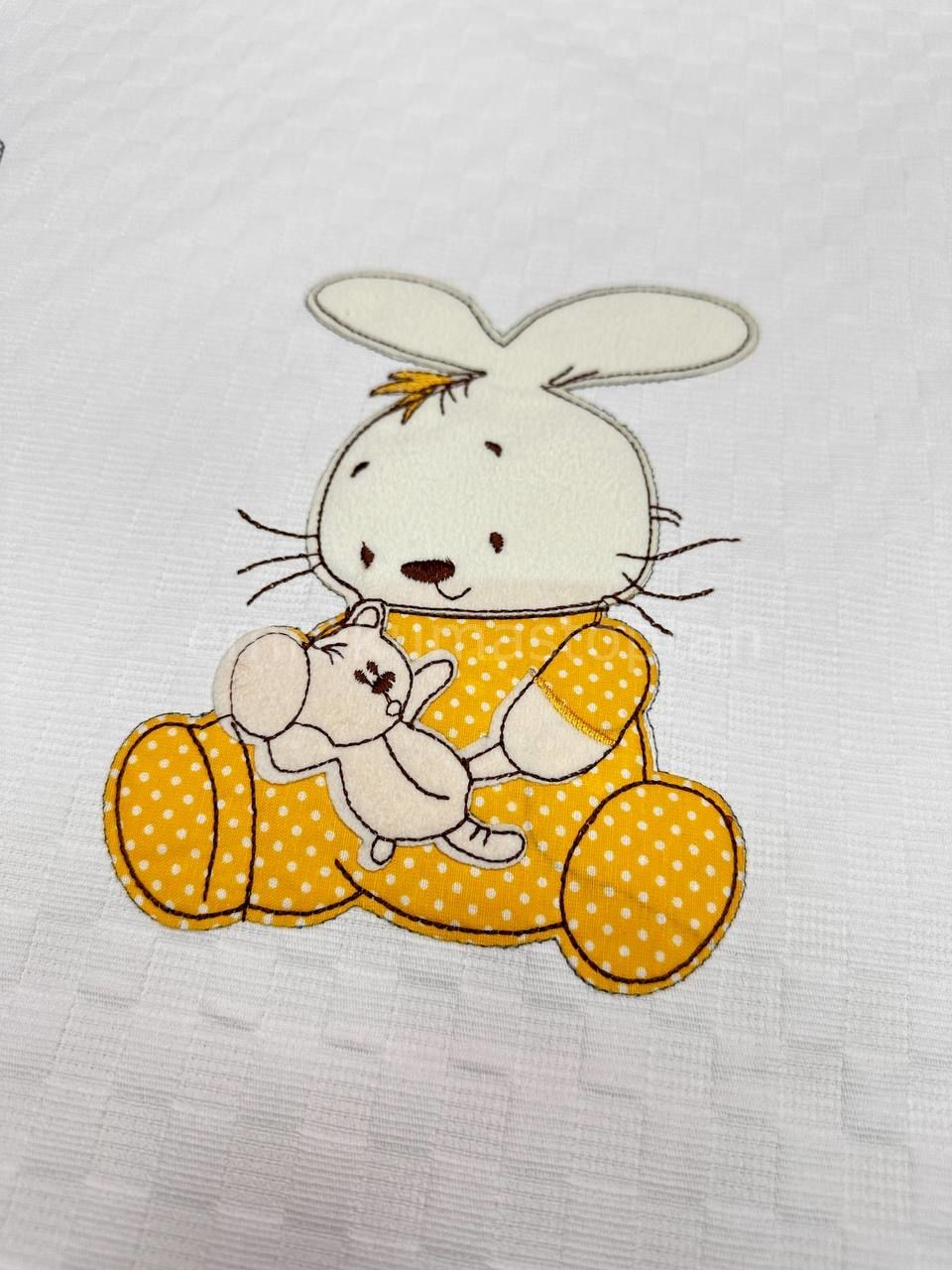 3 Boyutlu Oyuncak Tavşan Desenli Bebek Pike