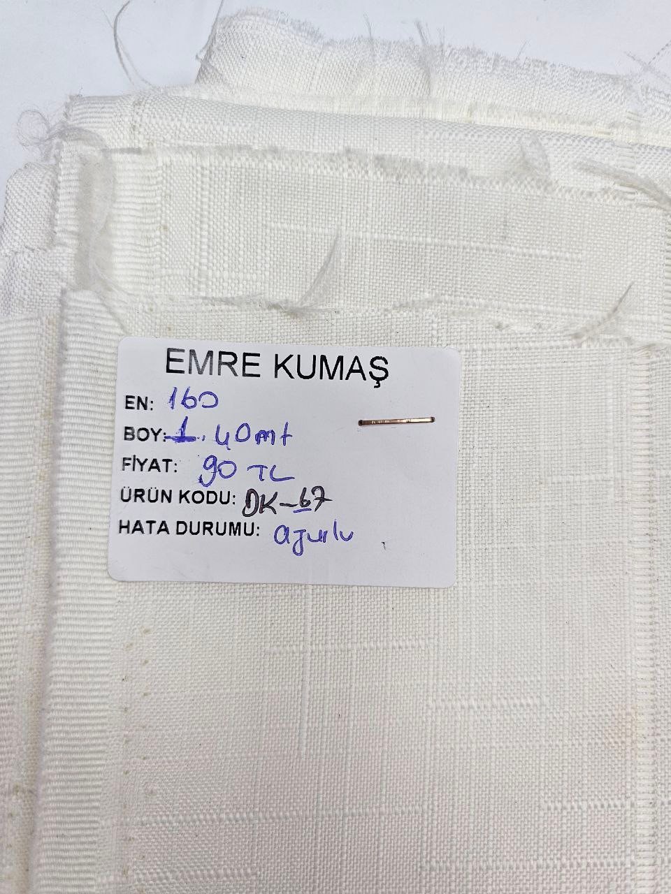 Ajurlu İsveç Keteni Kumaş