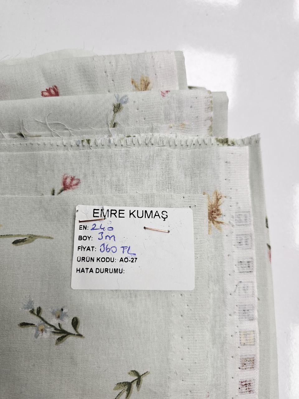 Desenli 100% Poplin Nevresimlik Kumaş