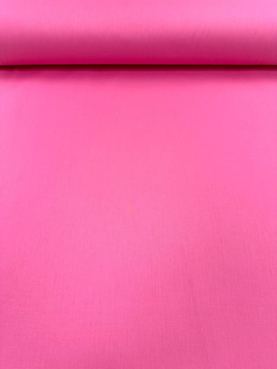Koyu Pembe Nevresimlik Organik Poplin Kumaş