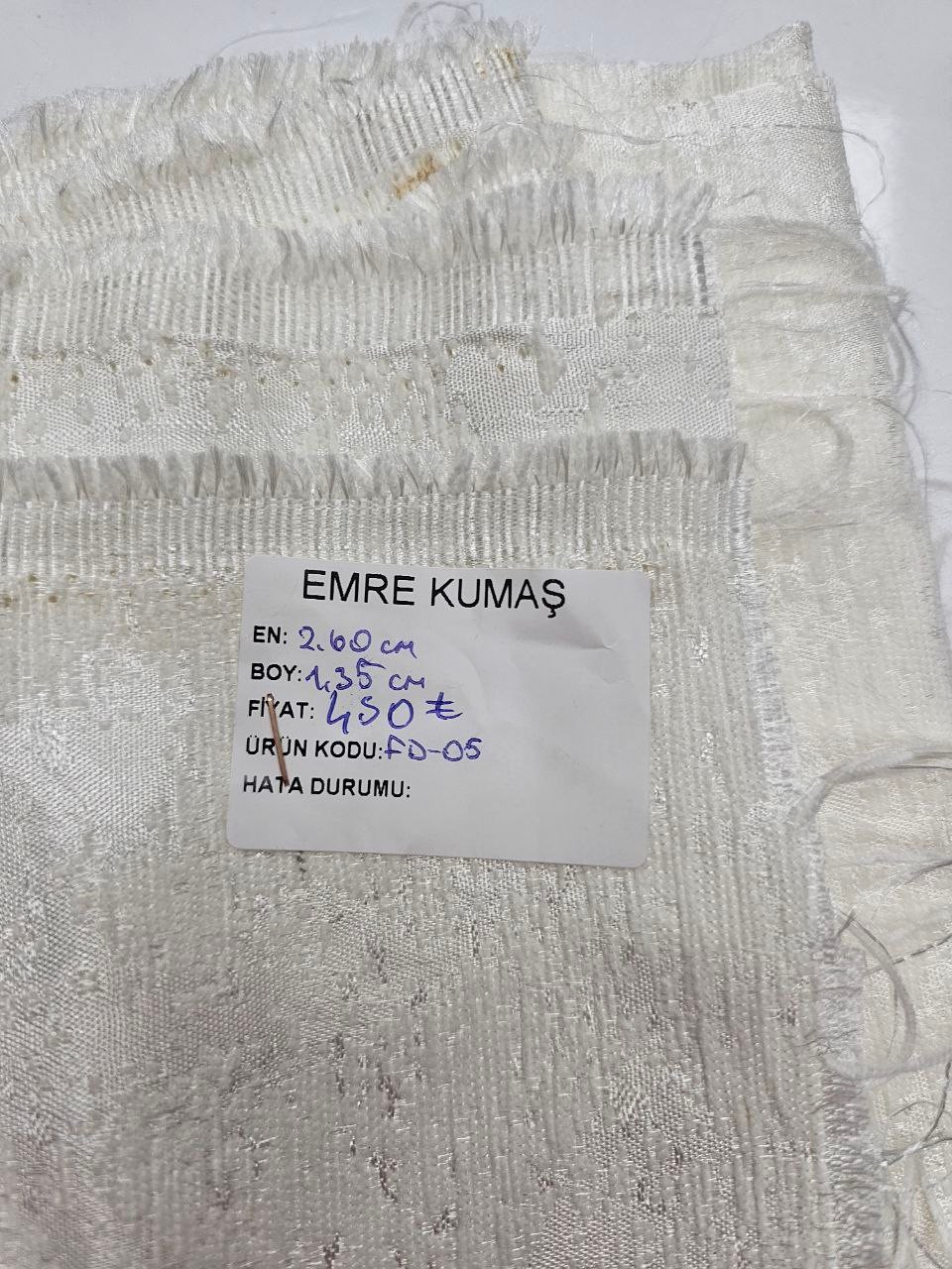 Bulut Desen Şönil Pike Kumaşı