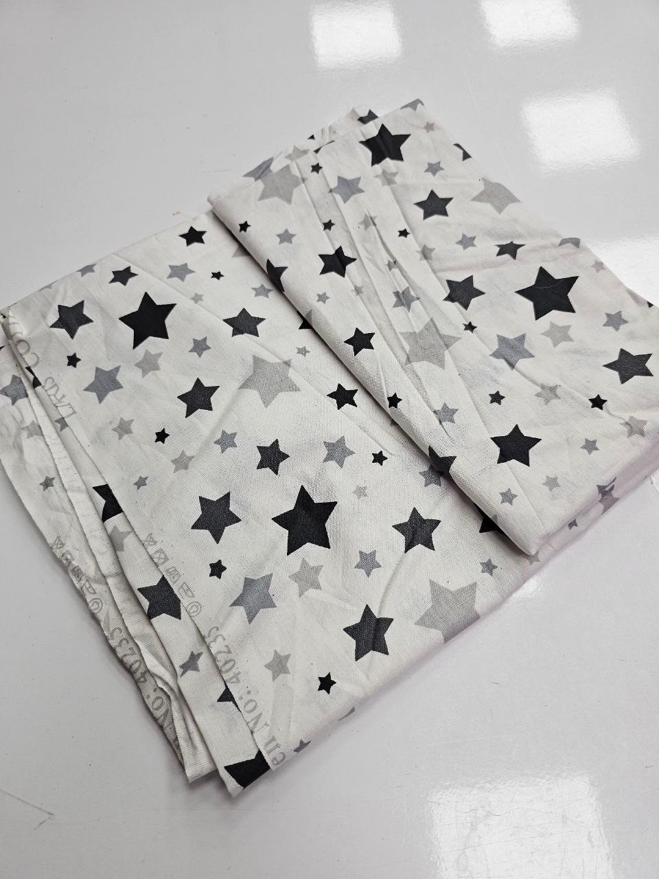 Star Patterned Poplin Duvet Cover Fabric