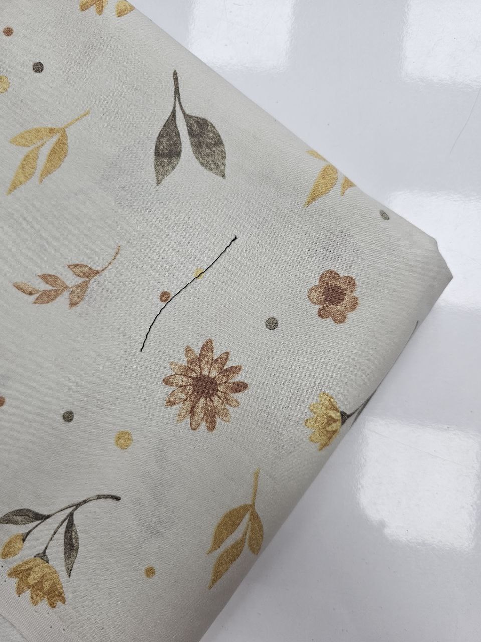 Desenli Nevresimlik Poplin Kumaş
