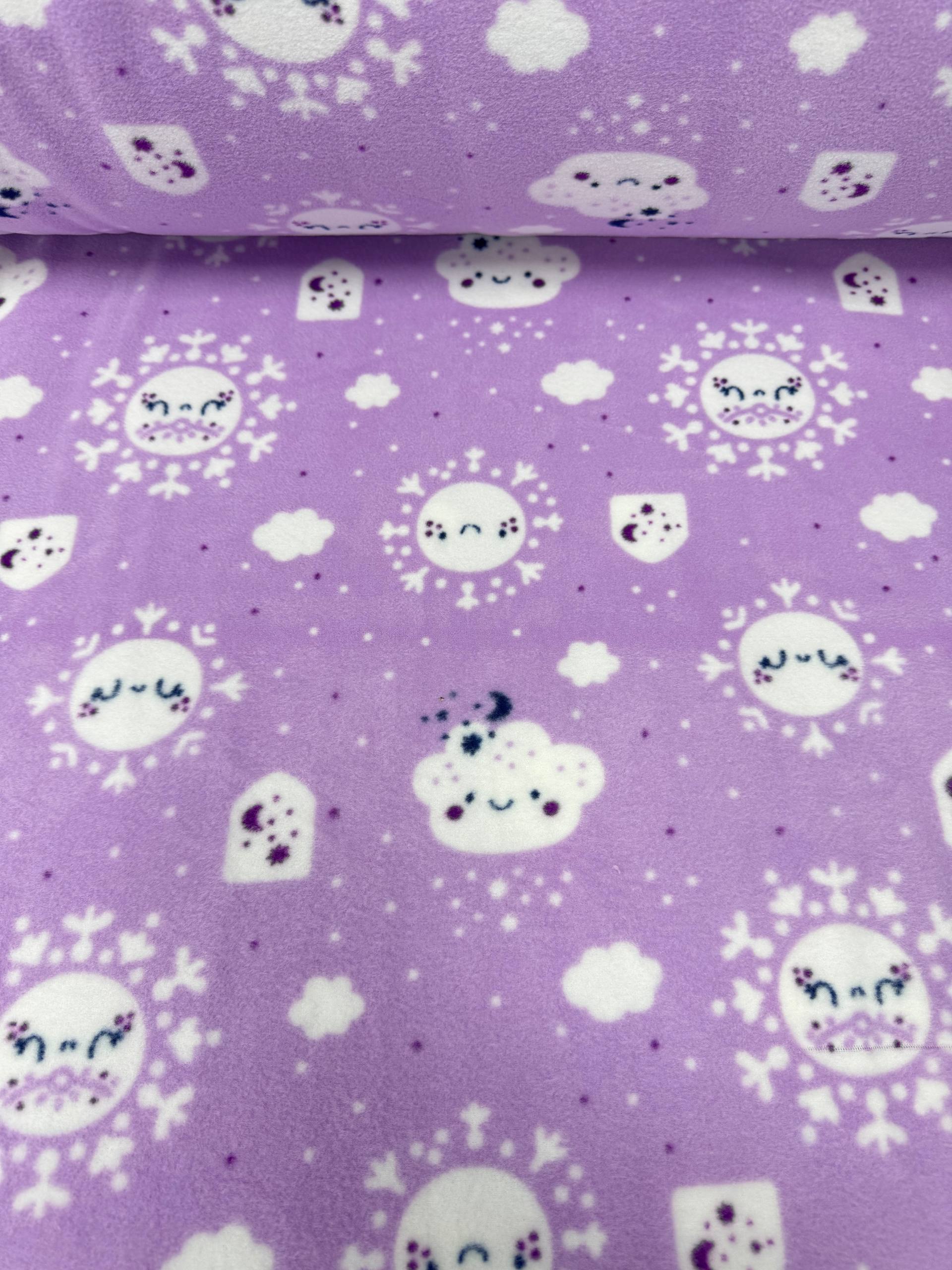 Patterned Polar Fleece Fabric