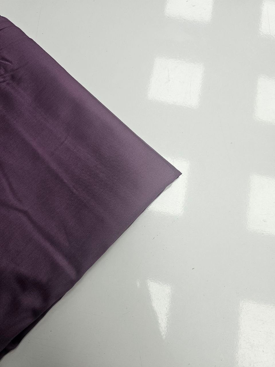 Plum Color Matte Cotton Satin Fabric