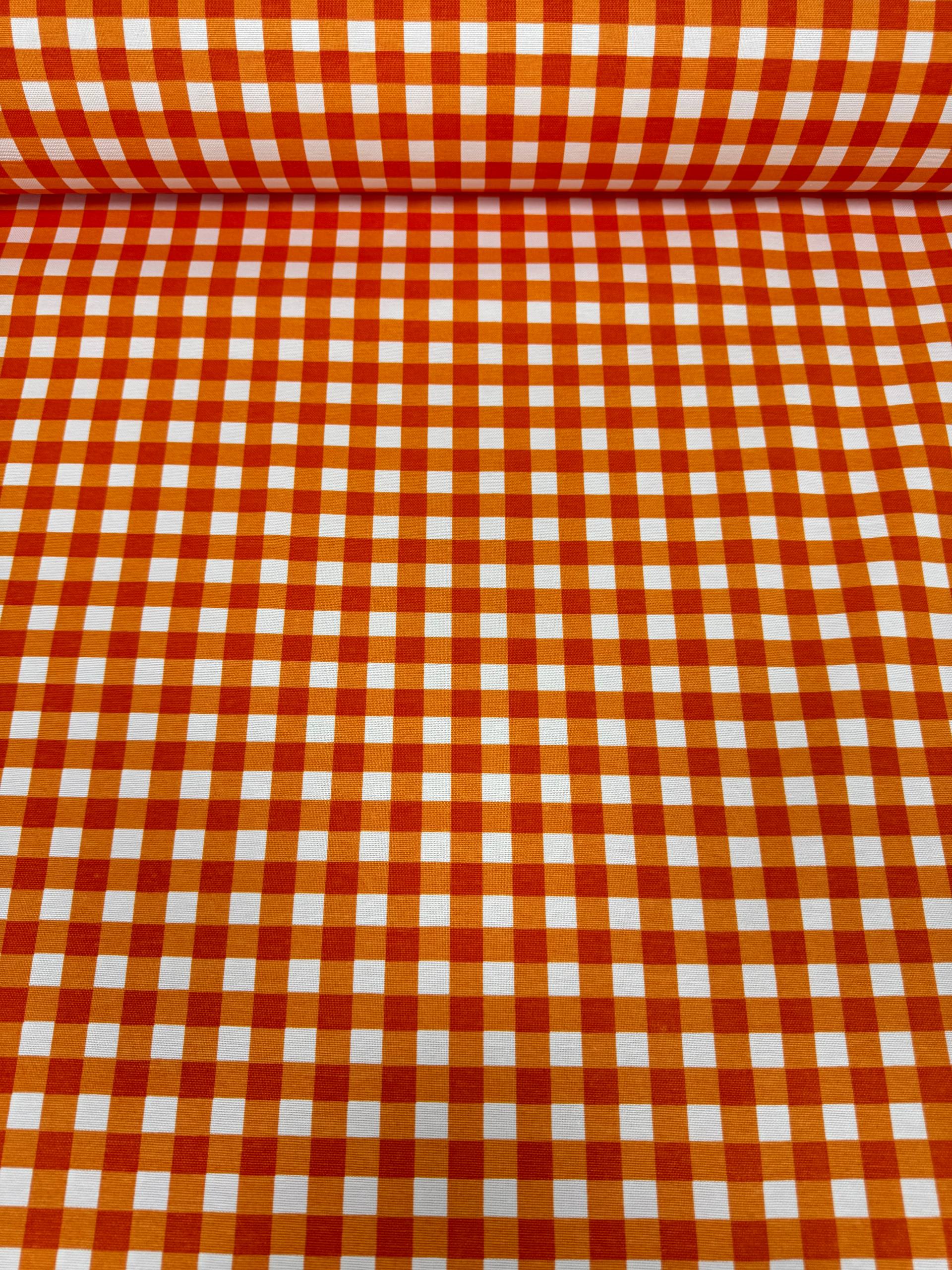 Black Checkered Duck Fabric - Duck Cloth