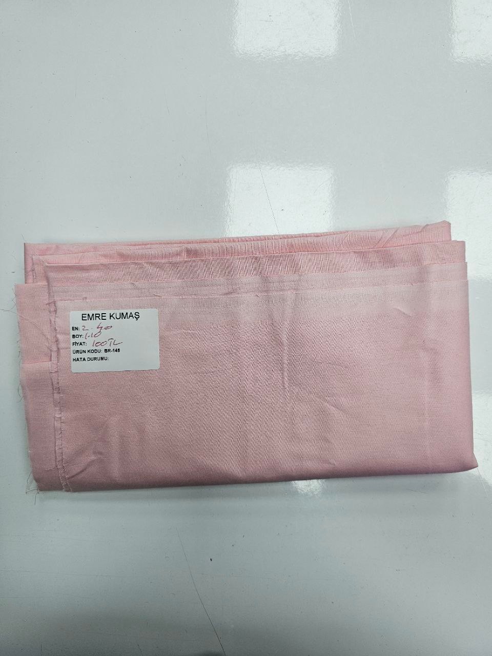 Pembe Renk Nevresimlik Poplin Kumaş