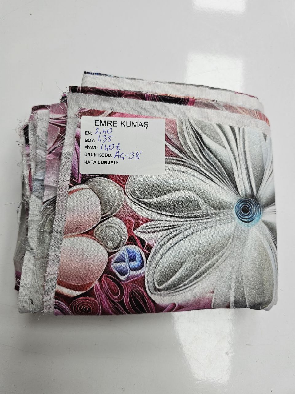 Desenli Nevresimlik Poplin Kumaş