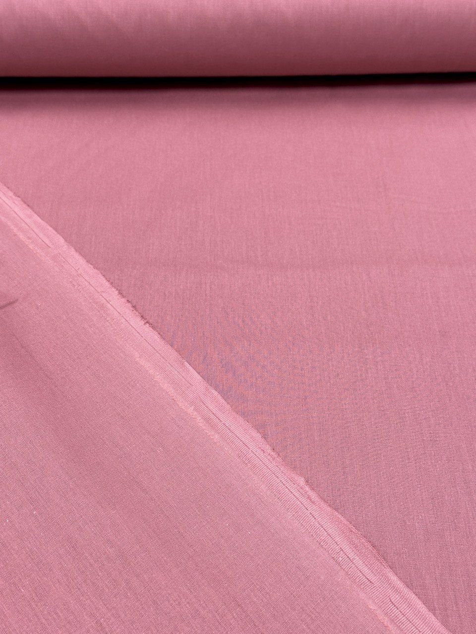 Koyu Gül Kurusu Nevresimlik Organik Poplin Kumaş