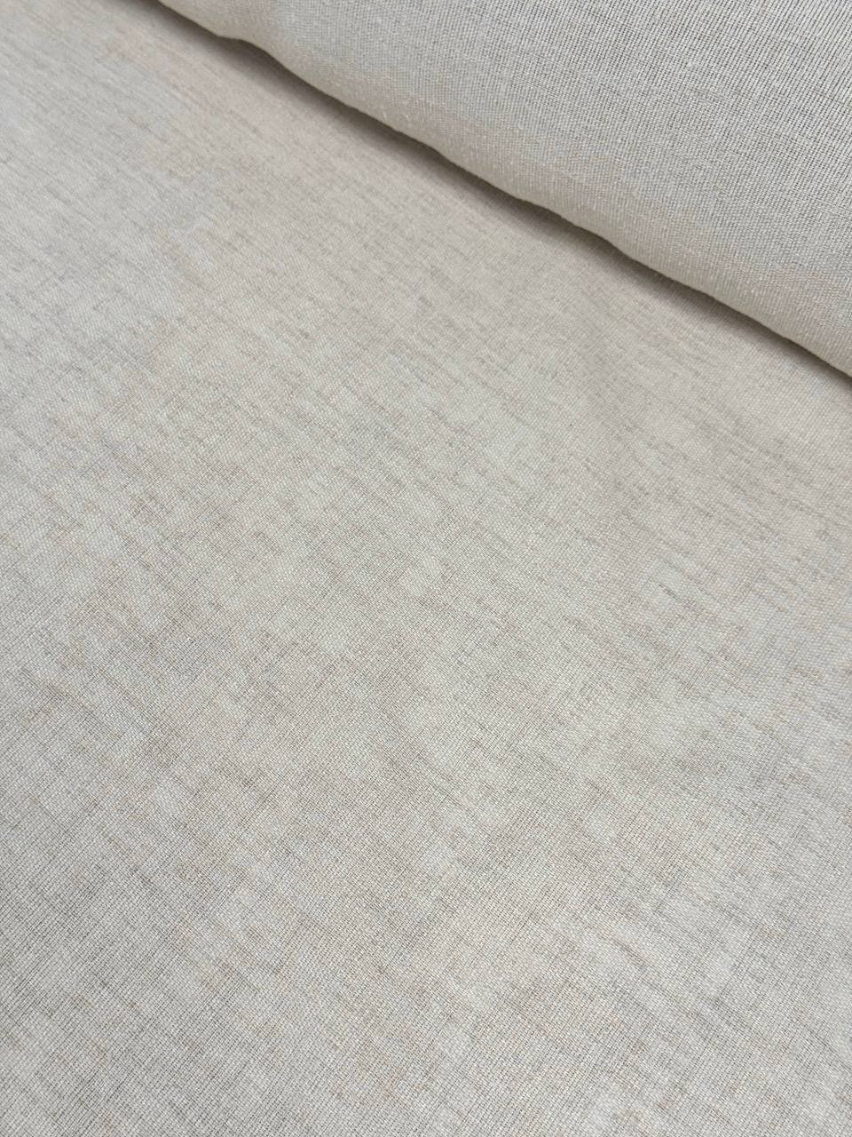 Kapuçino Vintage Keten Kumaş (Geniş En)