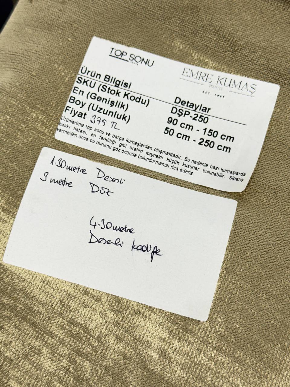 Kadife Döşemelik Kumaş - Döşemelik Paket Kumaş
