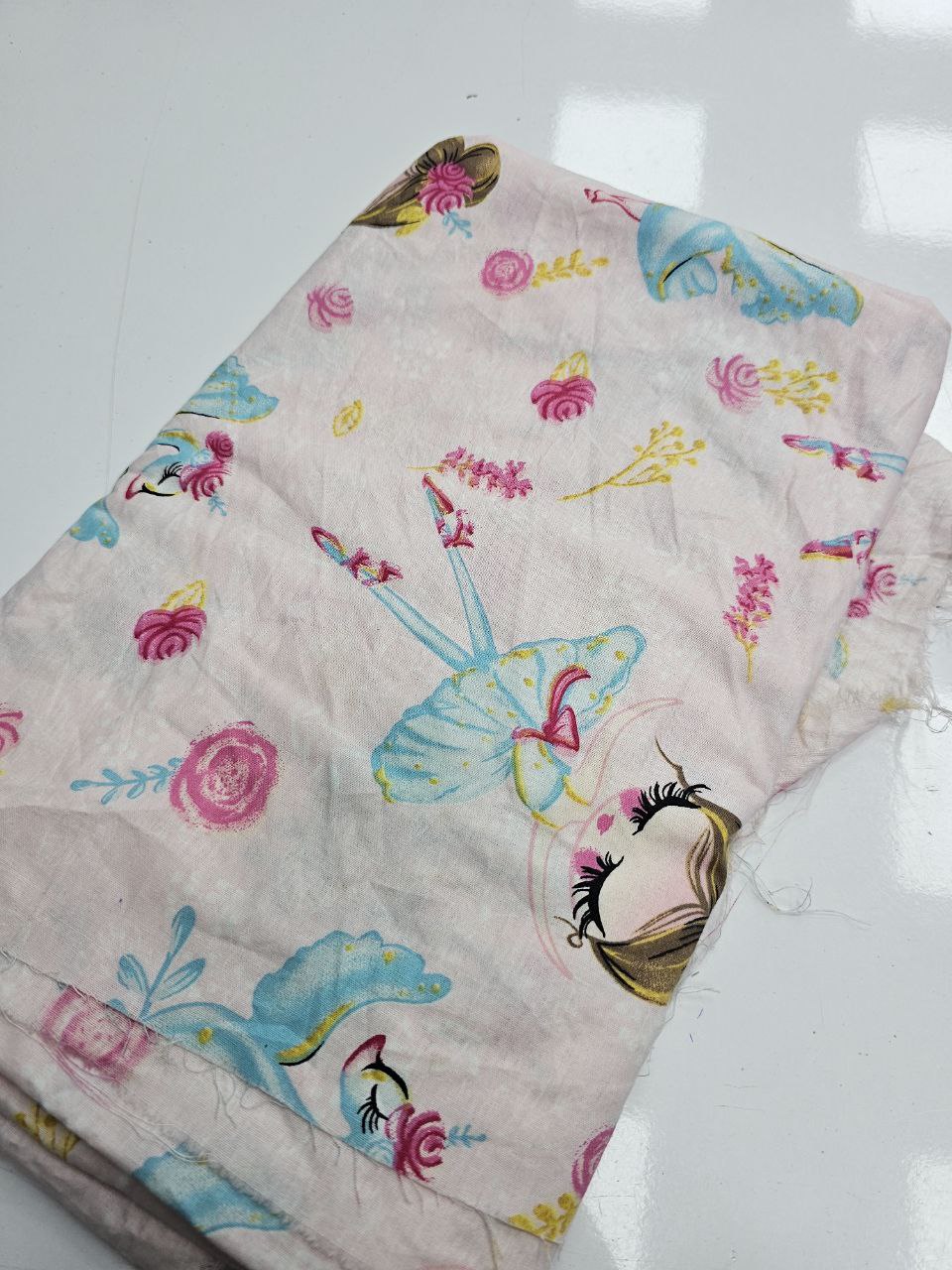 Desenli Nevresimlik Poplin Kumaş