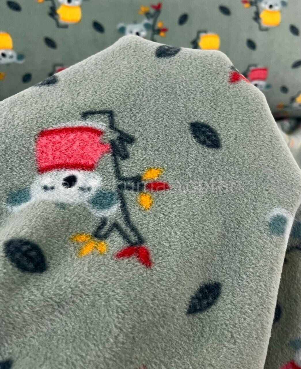 Desenli Polar Kumaş