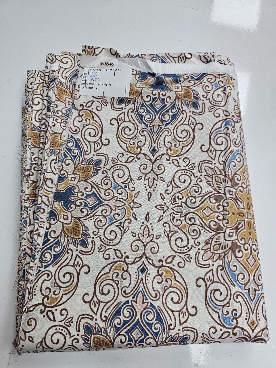 Desenli Nevresimlik Poplin Kumaş