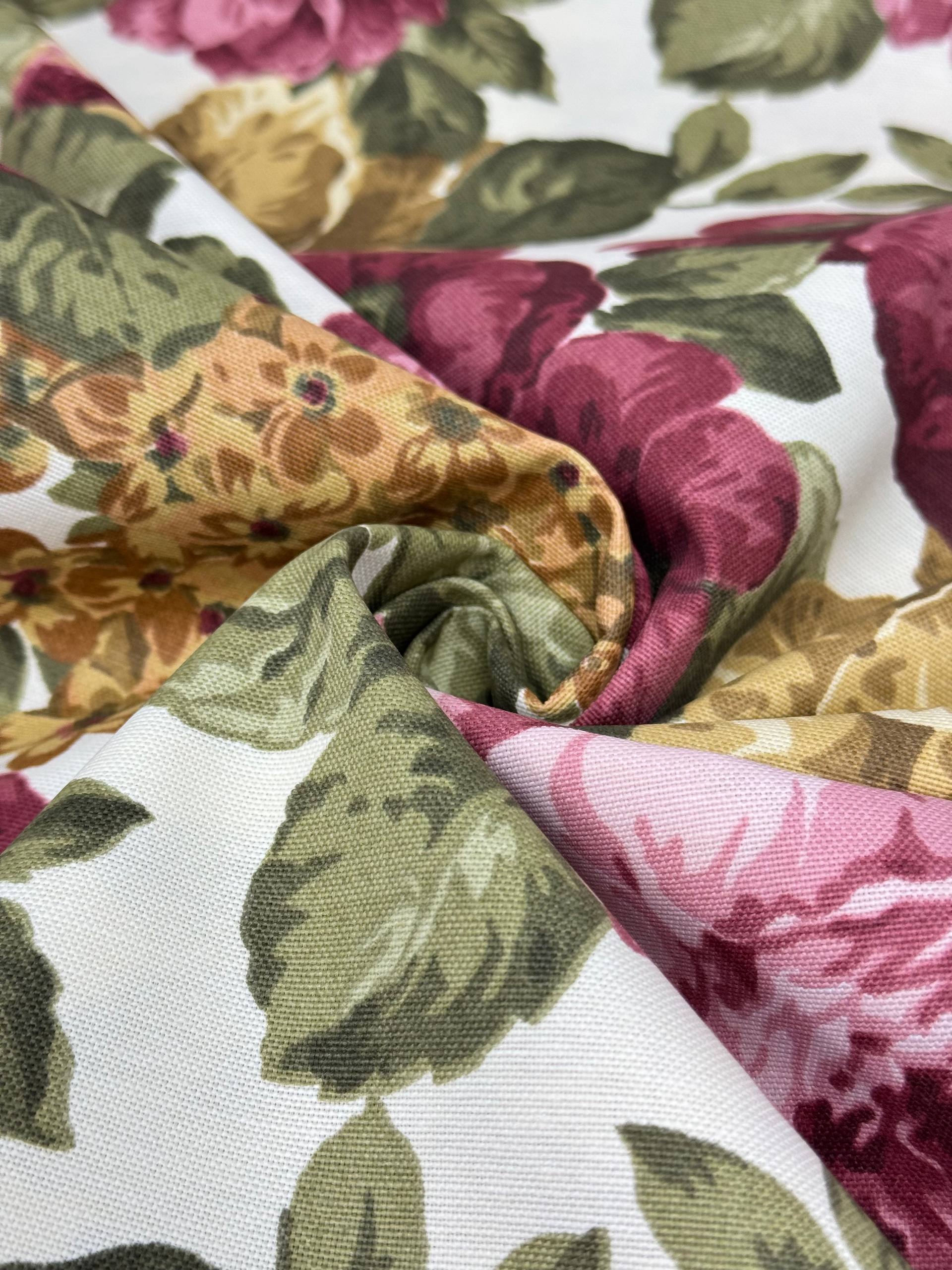 Black Checkered Duck Fabric - Duck Cloth
