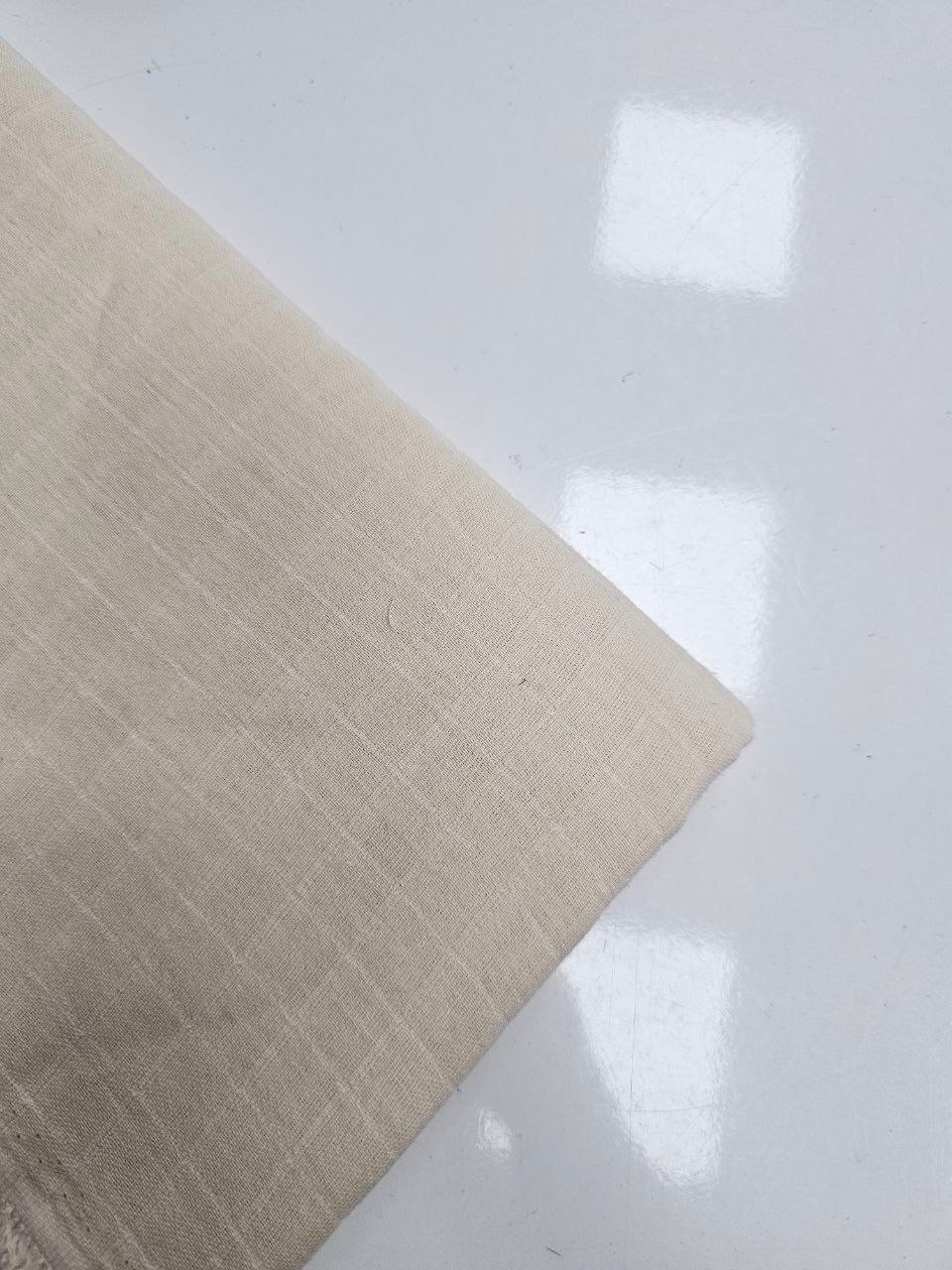 Kapuçino Renk Müslin Bezi Kumaşı