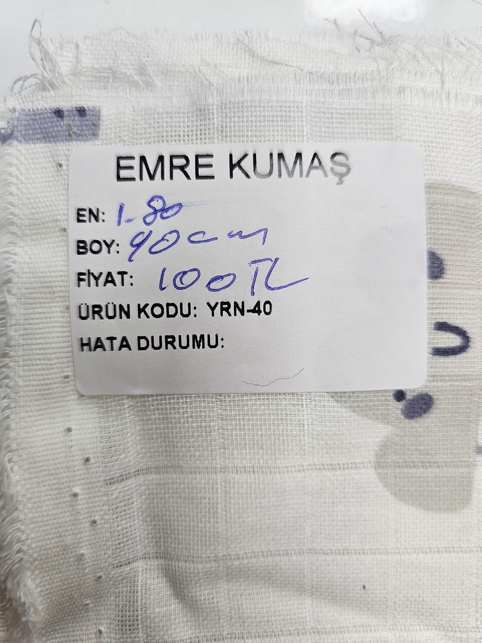 Gökkuşağı Desenli Müslin Bezi Kumaşı