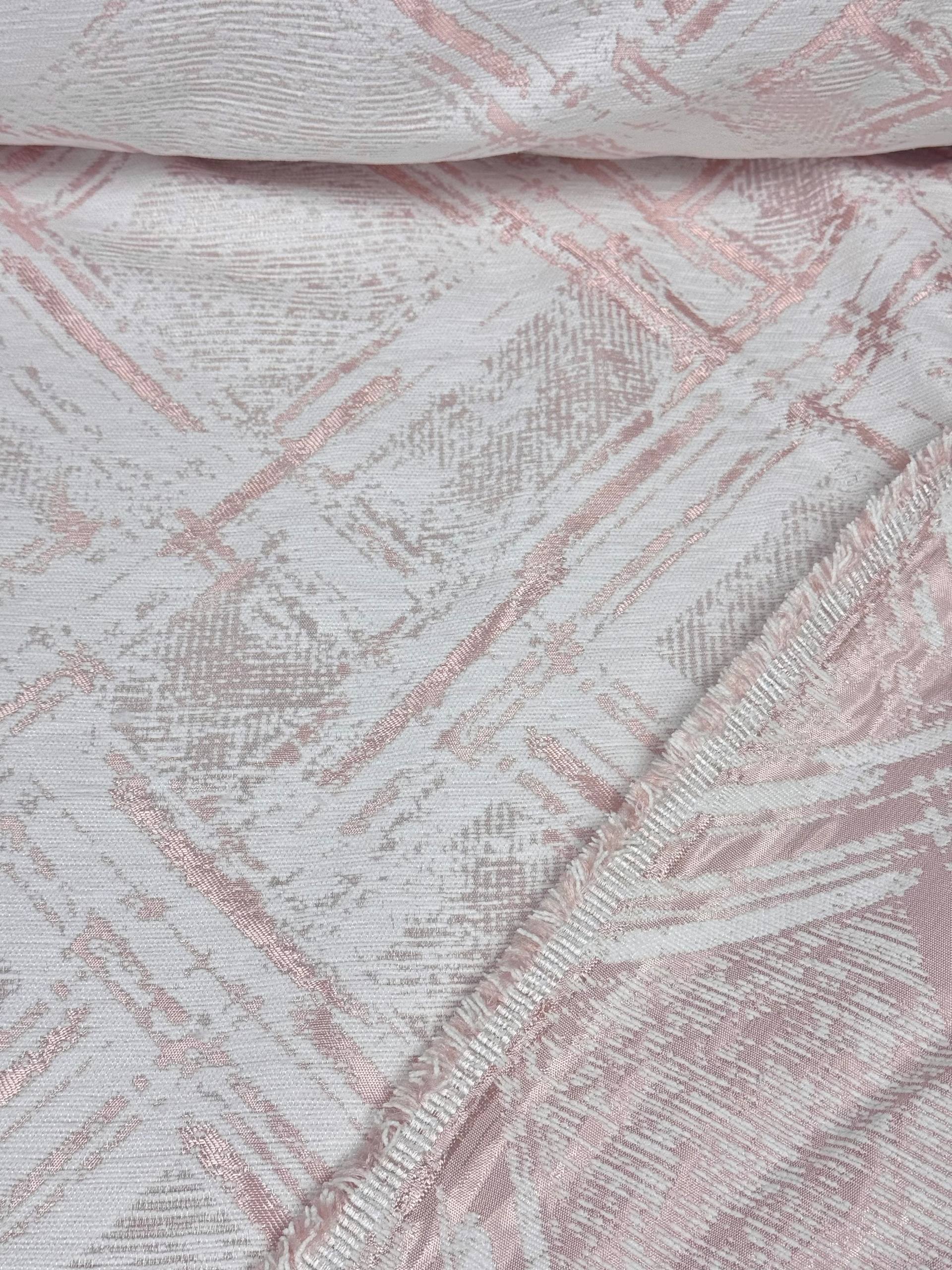 Gray Diagonal Pattern Chenille Pique