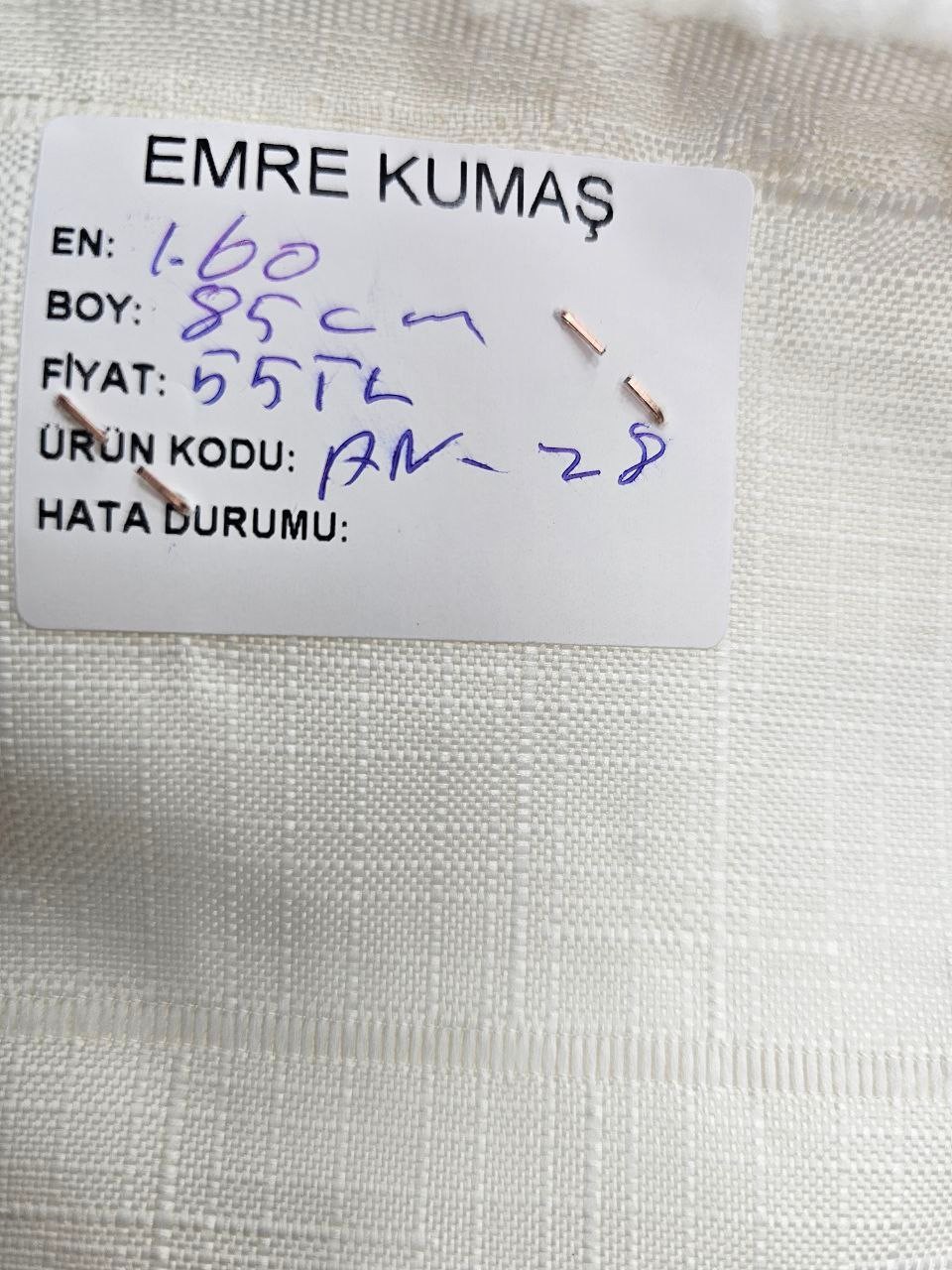 Ecru Openwork Swedish Linen Fabric