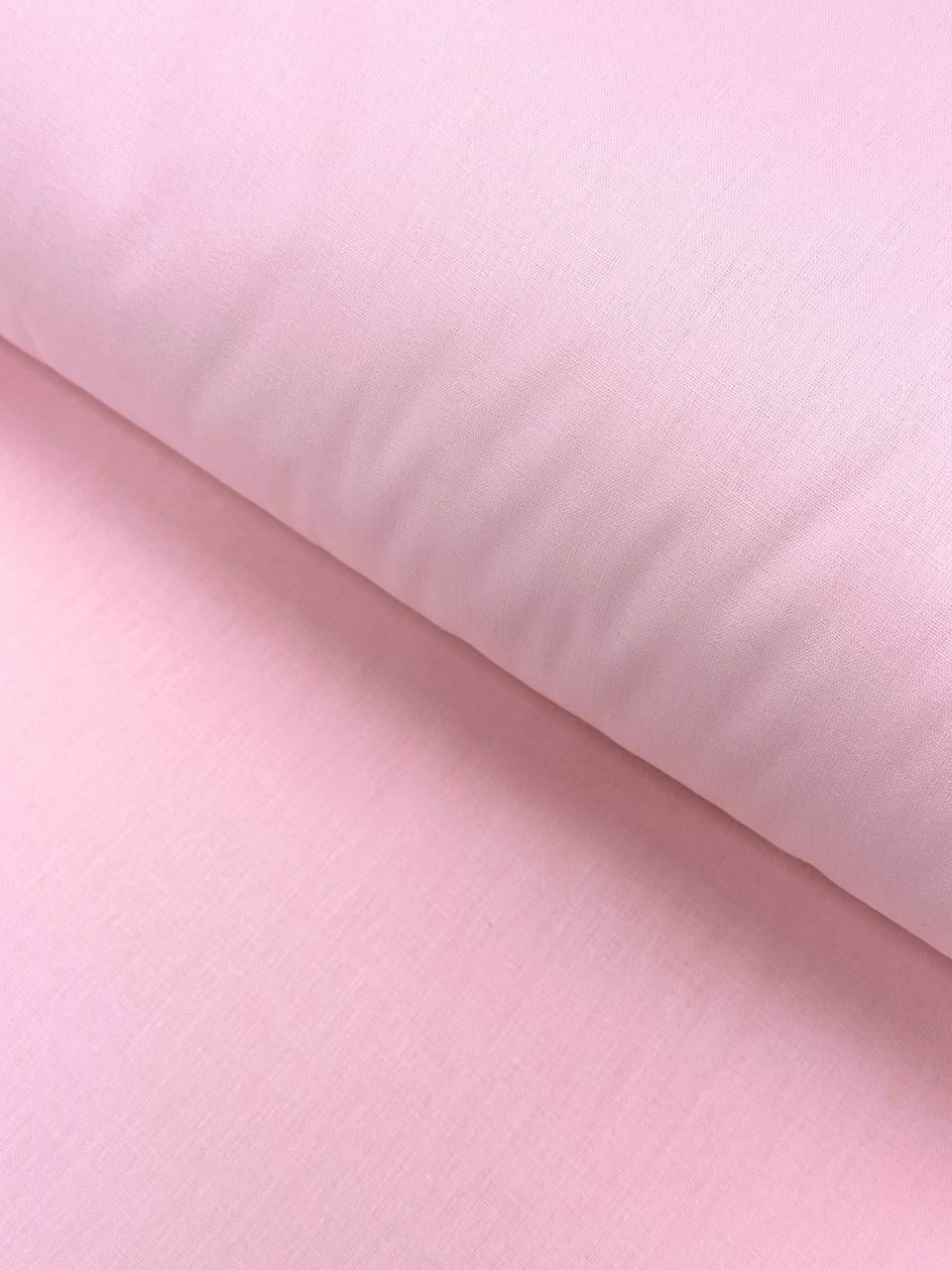 Pudra Nevresimlik Organik Poplin Kumaş