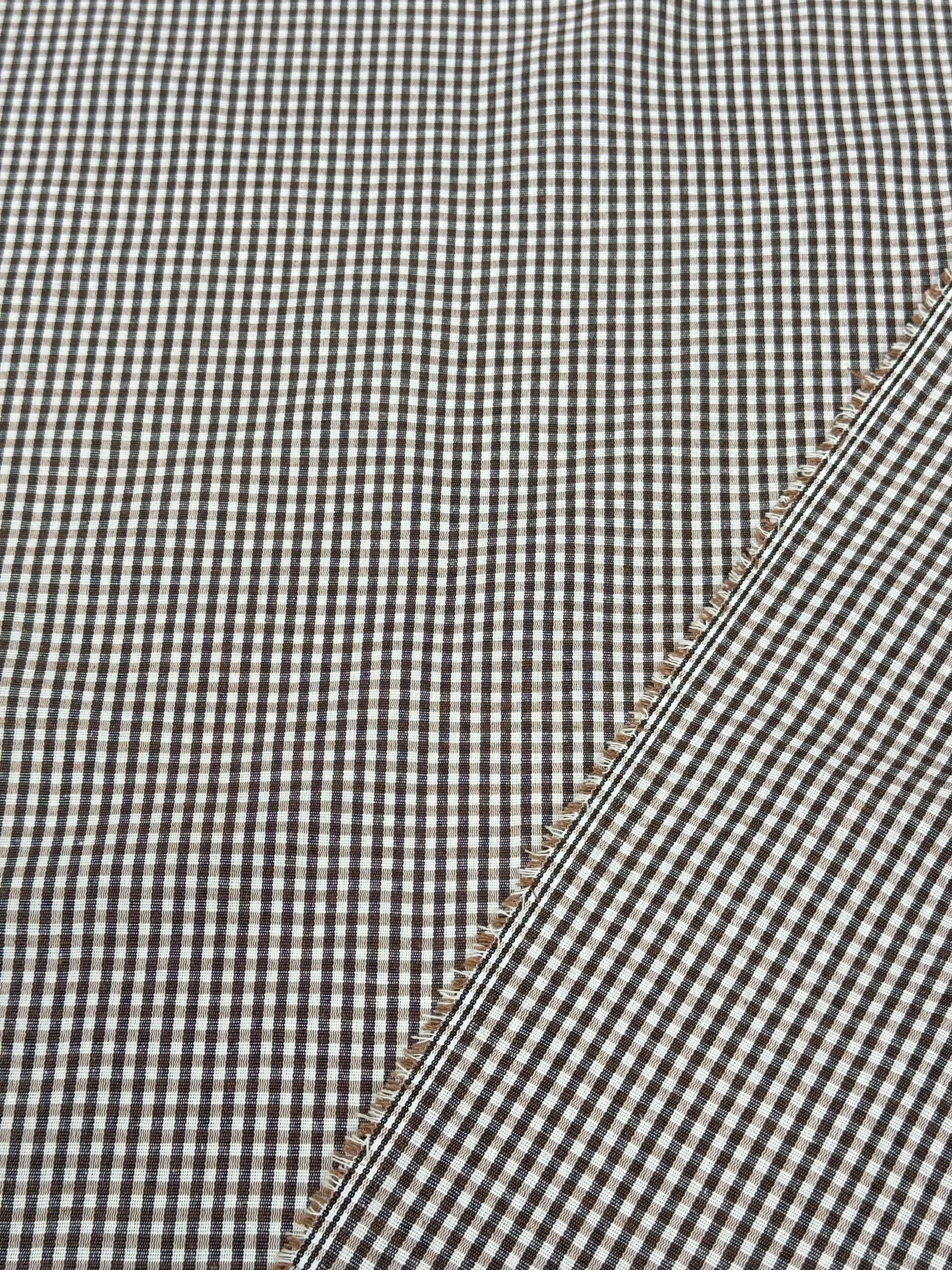 Yellow Gingham Zephyr Fabric