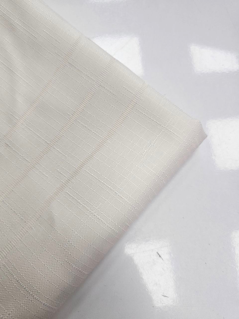 Ecru Openwork Swedish Linen Fabric