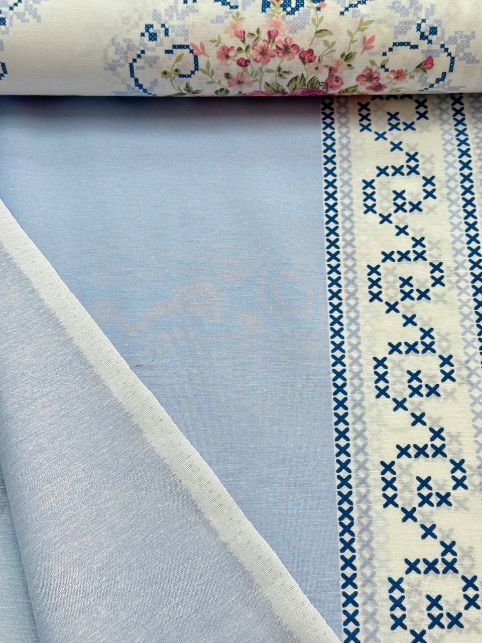Pierre Cardin Desenli Nevresimlik Poplin Kumaş