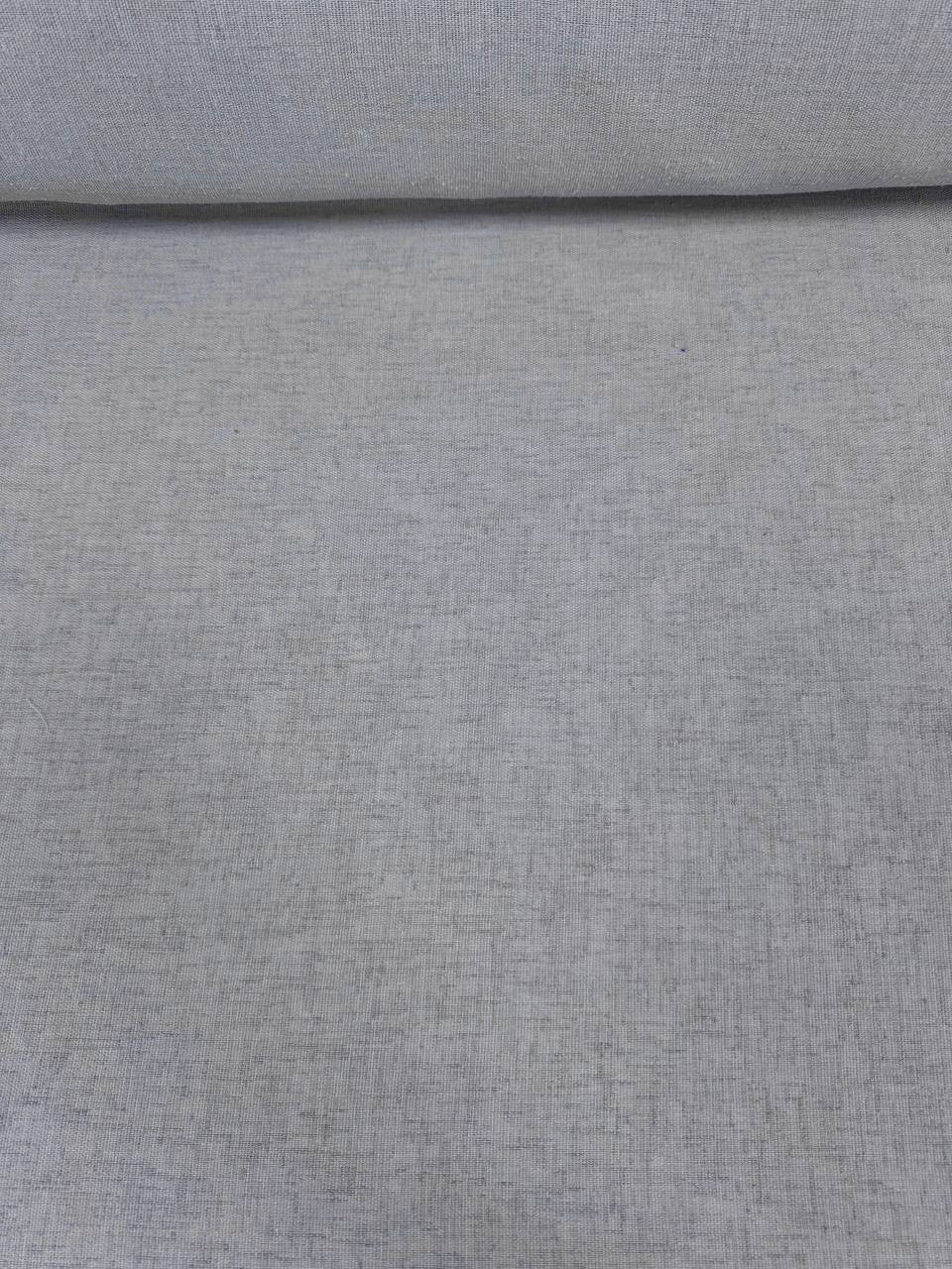 Gri Vintage Keten Kumaş