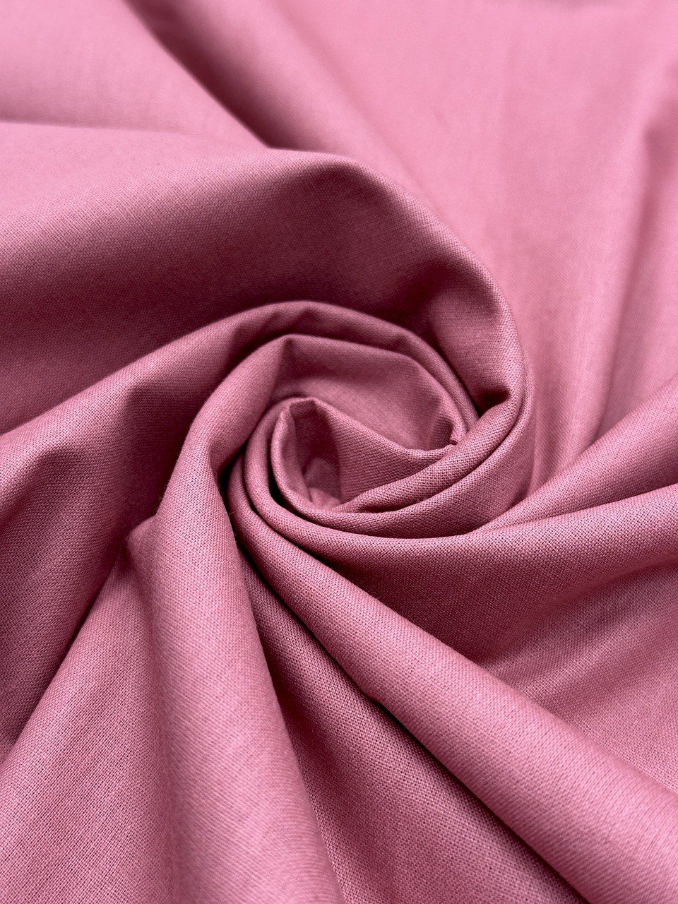 Koyu Gül Kurusu Nevresimlik Organik Poplin Kumaş